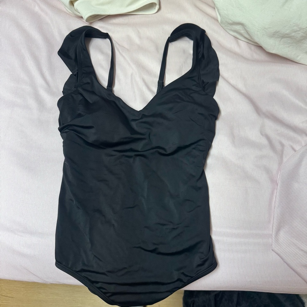 Time and Tru Classic Black Swimsuit